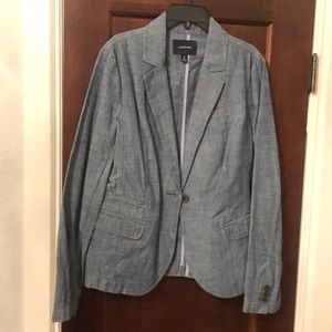 Chambray blazer